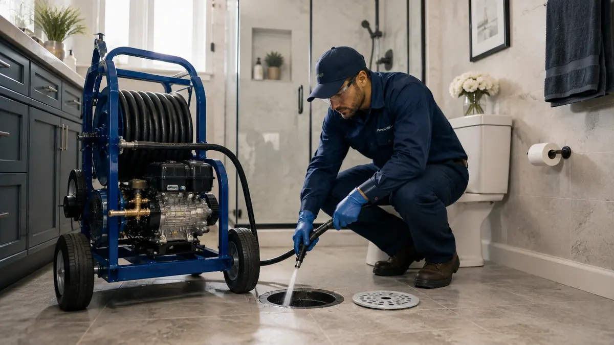 Bathroom Drain Hydro Jetting in Rancho Santa Margarita