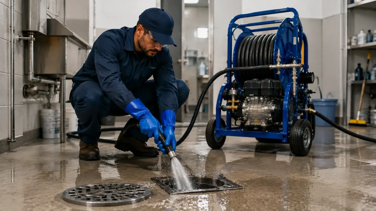 Floor Drain Hydro Jet Cleaning in Rancho Santa Margarita