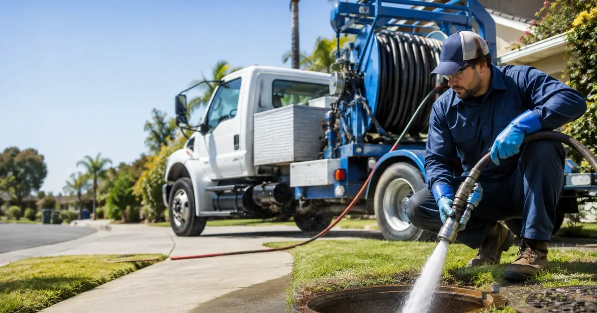 Hydro jet sewer cleaning Rancho Santa Margarita