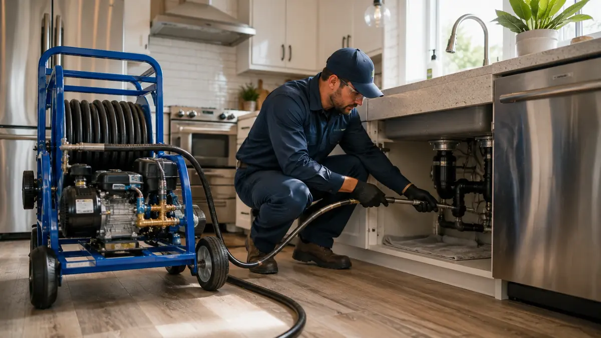 Kitchen Drain Hydro Jetting in Rancho Santa Margarita
