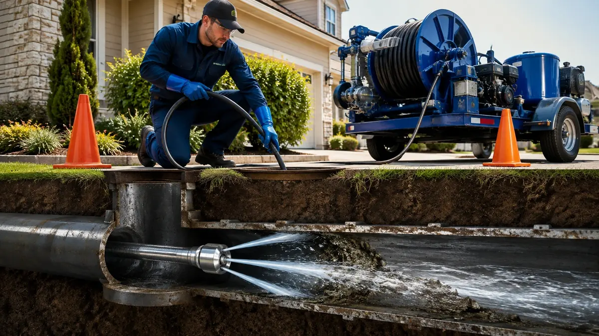 Main Sewer Line Hydro Jet Cleaning in Rancho Santa Margarita
